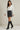 Women’s Denim Mini Skirt with Front Panels, Button Closure and Raw Hem-Skirt for women-CaldwellVoss