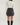 Women’s Denim Mini Skirt with Front Panels, Button Closure and Raw Hem-Skirt for women-CaldwellVoss