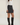 Women’s Denim Mini Skirt with Front Panels, Button Closure and Raw Hem-Skirt for women-CaldwellVoss