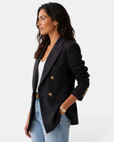 Women’s Double Button Blazer with Notched Lapels-Blazer for women-CaldwellVoss