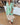 Women’s Floral Print V-Neck Midi Dress Green