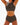 Women's High Neck High Waisted Bikini Set Brown
