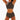 Women's High Neck High Waisted Bikini Set Brown