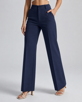 Women’s High Waisted Straight Leg Trousers-Pants for Women-CaldwellVoss