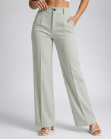 Women’s High Waisted Straight Leg Trousers-Pants for Women-CaldwellVoss