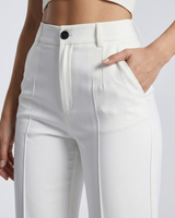 Women’s High Waisted Straight Leg Trousers-Pants for Women-CaldwellVoss