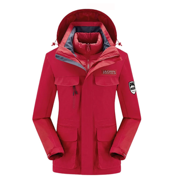 Women’s Hooded Jacket and Suspender Pants Matching Set-Sets for women-CaldwellVoss