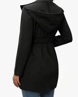Women’s Hooded Jacket with Elasticated Waist-Jacket for women-CaldwellVoss