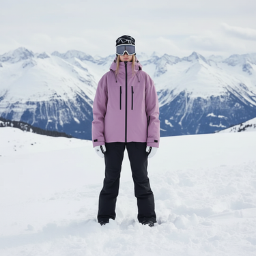 Women’s Hooded Ski Jacket and Pants Set-Sets for women-CaldwellVoss