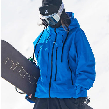 Women’s Hooded Ski Jacket with Zip Pockets-Jacket for women-CaldwellVoss