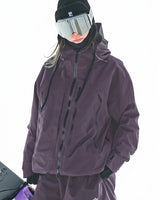 Women’s Hooded Ski Jacket with Zip Pockets-Jacket for women-CaldwellVoss