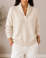 Women’s Knit Pullover with Shawl Collar-Sweaters for Women-CaldwellVoss
