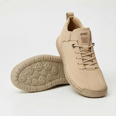 Women’s Lace-Up Low-Top Sneakers with Side Strap-Footwear for women-CaldwellVoss