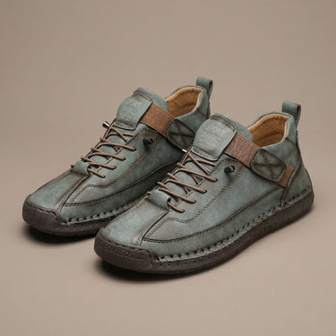 Women’s Lace-Up Low-Top Sneakers with Side Strap-Footwear for women-CaldwellVoss