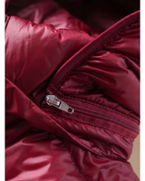 Women’s Long Puffer Jacket with Hood and Zip Closure-Jacket for women-CaldwellVoss