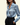 Women’s Long Sleeve Collared Blouse with Draped Front Detail-Blouse for women-CaldwellVoss