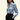 Women’s Long Sleeve Collared Blouse with Draped Front Detail-Blouse for women-CaldwellVoss