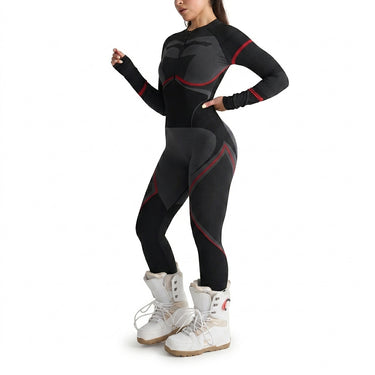 Women’s Long Sleeve One-Piece Base Layer-Sets for women-CaldwellVoss