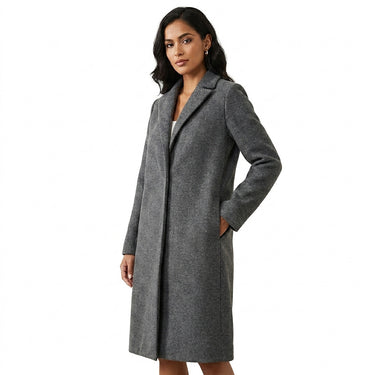 Women’s Long Wool Blend Coat-Coats for women-CaldwellVoss