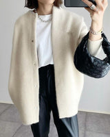 Women’s Longline Knit Cardigan with Snap Closures-Cardigan for women-CaldwellVoss
