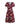 Women’s Midi Wrap Dress with Tropical Print-Midi Dress-CaldwellVoss