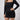 Women’s Off-Shoulder Mini Dress with Long Sleeves and Ruched Panels-Mini Dress-CaldwellVoss