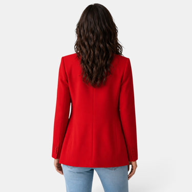 Women’s Open Front Blazer with Flap Pockets-Blazer for women-CaldwellVoss
