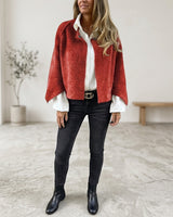 Women’s Open Front Knit Jacket-Jacket for women-CaldwellVoss