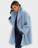 Women’s Oversized Coat with Wide Lapel-Coats for women-CaldwellVoss