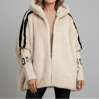 Women’s Oversized Faux Fur Hooded Jacket-Jacket for women-CaldwellVoss