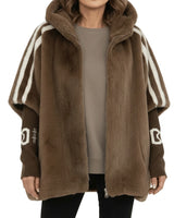 Women’s Oversized Faux Fur Hooded Jacket-Jacket for women-CaldwellVoss