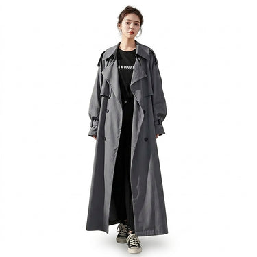 Women’s Oversized Long Trench Coat-coats for women-CaldwellVoss