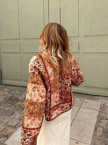 Women’s Patchwork Quilted Jacket-Jacket for women-CaldwellVoss