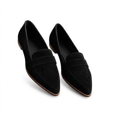 Women’s Pointed Toe Loafers with Strap Detail-Footwear for women-CaldwellVoss