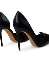 Women’s Pointed Toe Stiletto Pumps with Bow Detail-Footwear for women-CaldwellVoss