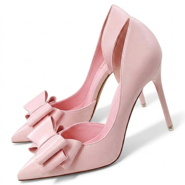 Women’s Pointed Toe Stiletto Pumps with Bow Detail-Footwear for women-CaldwellVoss