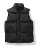Women’s Puffer Vest with Stand Collar-Vests for women-CaldwellVoss