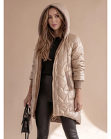 Women’s Quilted Hooded Puffer Jacket-Jacket for women-CaldwellVoss