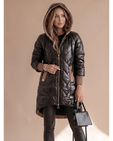 Women’s Quilted Hooded Puffer Jacket-Jacket for women-CaldwellVoss