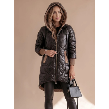 Women’s Quilted Hooded Puffer Jacket-Jacket for women-CaldwellVoss