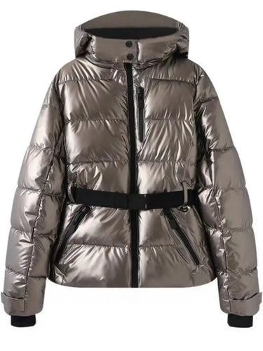 Women’s Quilted Puffer Jacket with Belt and Hood-Jacket for women-CaldwellVoss