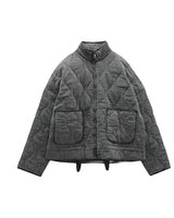 Women’s Quilted Zip-Up Jacket with Patch Pockets-Jacket for women-CaldwellVoss
