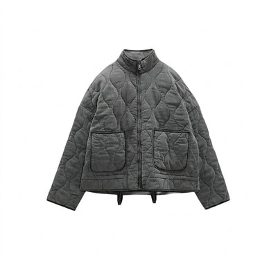 Women’s Quilted Zip-Up Jacket with Patch Pockets-Jacket for women-CaldwellVoss