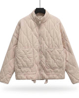 Women’s Quilted Zip-Up Jacket with Patch Pockets-Jacket for women-CaldwellVoss