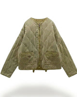 Women’s Quilted Zip-Up Jacket with Patch Pockets-Jacket for women-CaldwellVoss