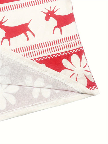 Women’s Reindeer Snowflake Print Matching Set-Sets for women-CaldwellVoss