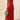 Women’s Ribbed Crop Top and Maxi Skirt Set Red
