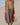 Women's Sleeveless Abstract Print Midi Dress Red