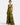 Women's Sleeveless Floral Print V-Neck Maxi Dress Green