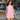 Women’s Sleeveless Halter Neck Mini Dress Pink